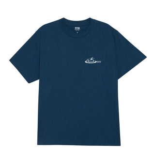 Obey The Rhythm S/S Tee Harbor Blue - Parasol Store
