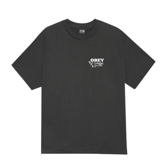 Obey Civilization S/S Tee Vintage Black - Parasol Store