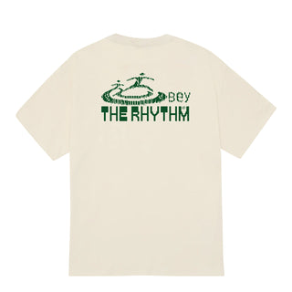 Obey The Rhythm S/S Tee Cream - Parasol Store