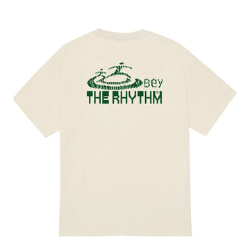 Obey The Rhythm S/S Tee Cream - Parasol Store