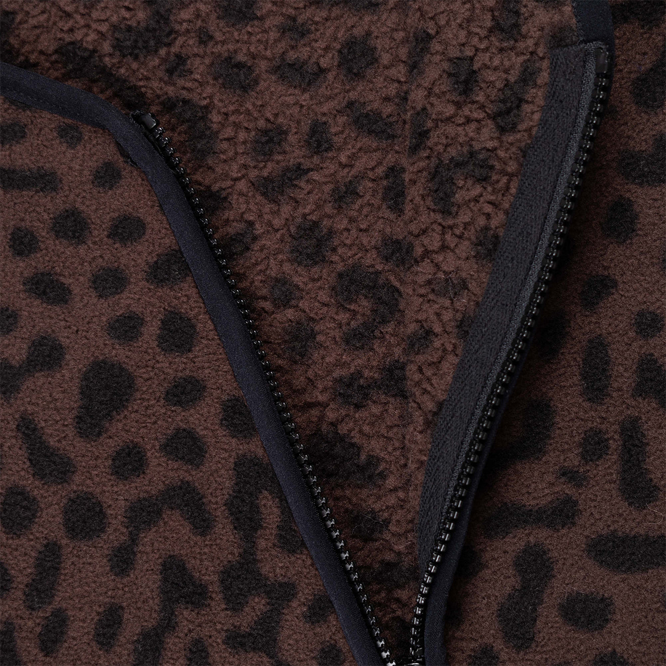Obey Womens Dottie Liner Jacket Java Brown Multi - Parasol Store