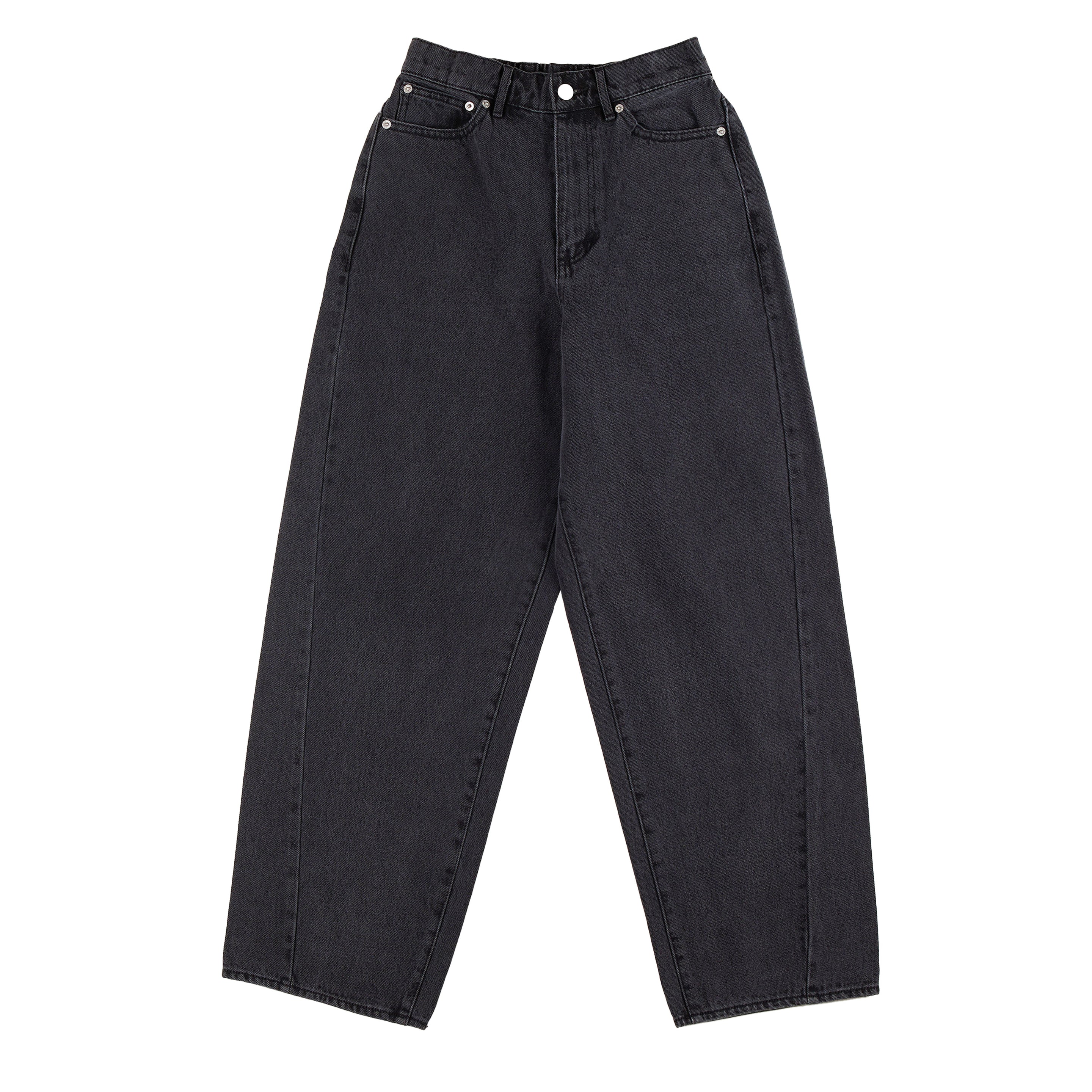 Obey Womens Leah III Baggy Denim Black Ash