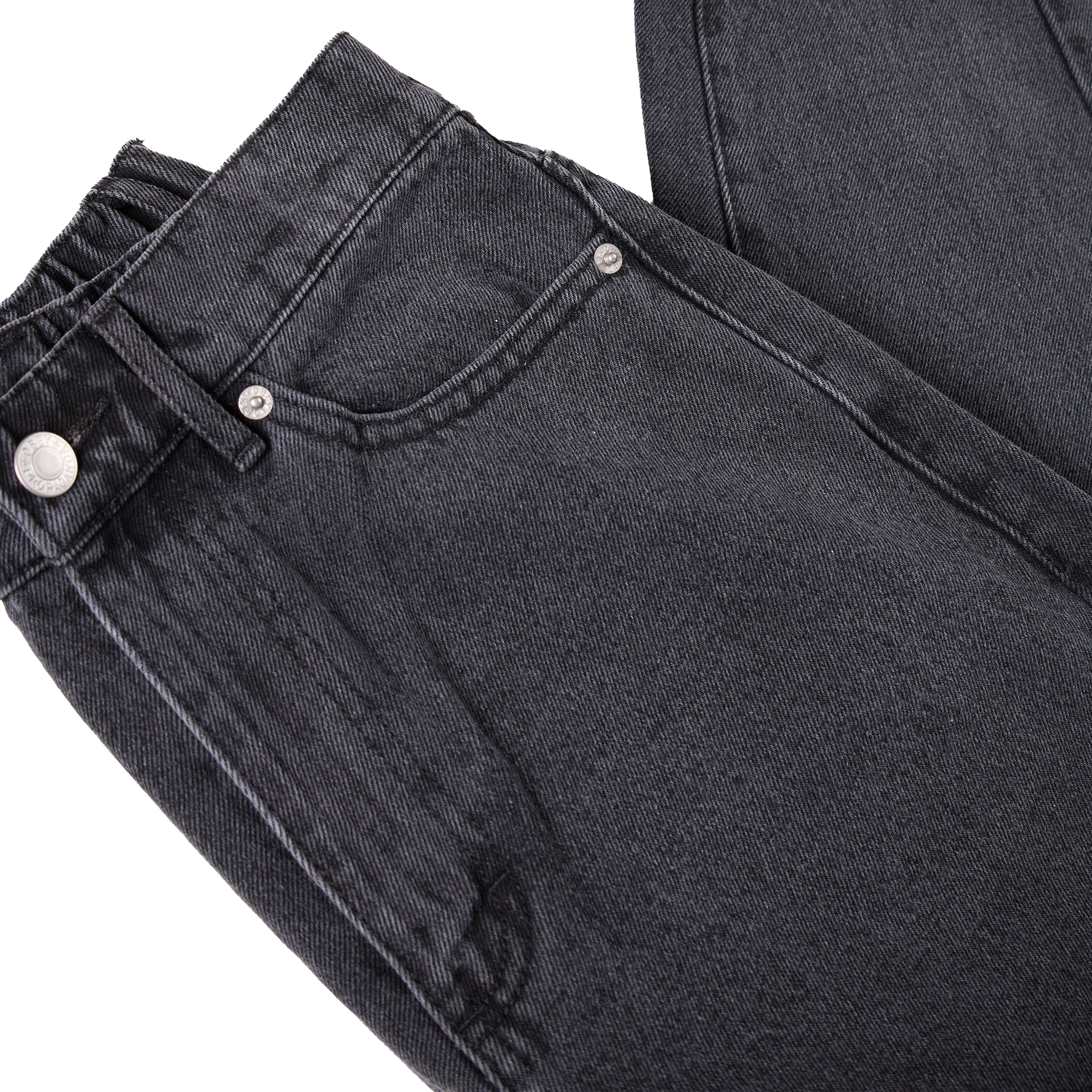 Obey Womens Leah III Baggy Denim Black Ash