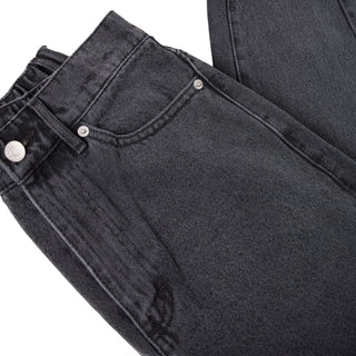 Obey Womens Leah III Baggy Denim Black Ash - Parasol Store