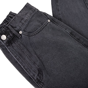 Obey Womens Leah III Baggy Denim Black Ash - Parasol Store