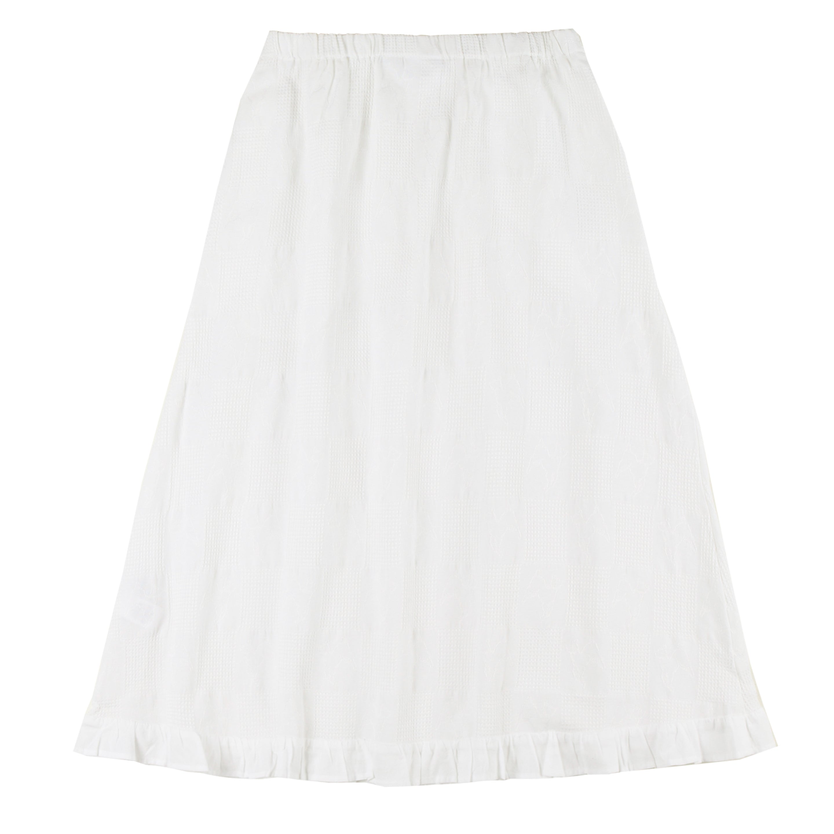 Obey Womens Manor Jacquard Skirt White
