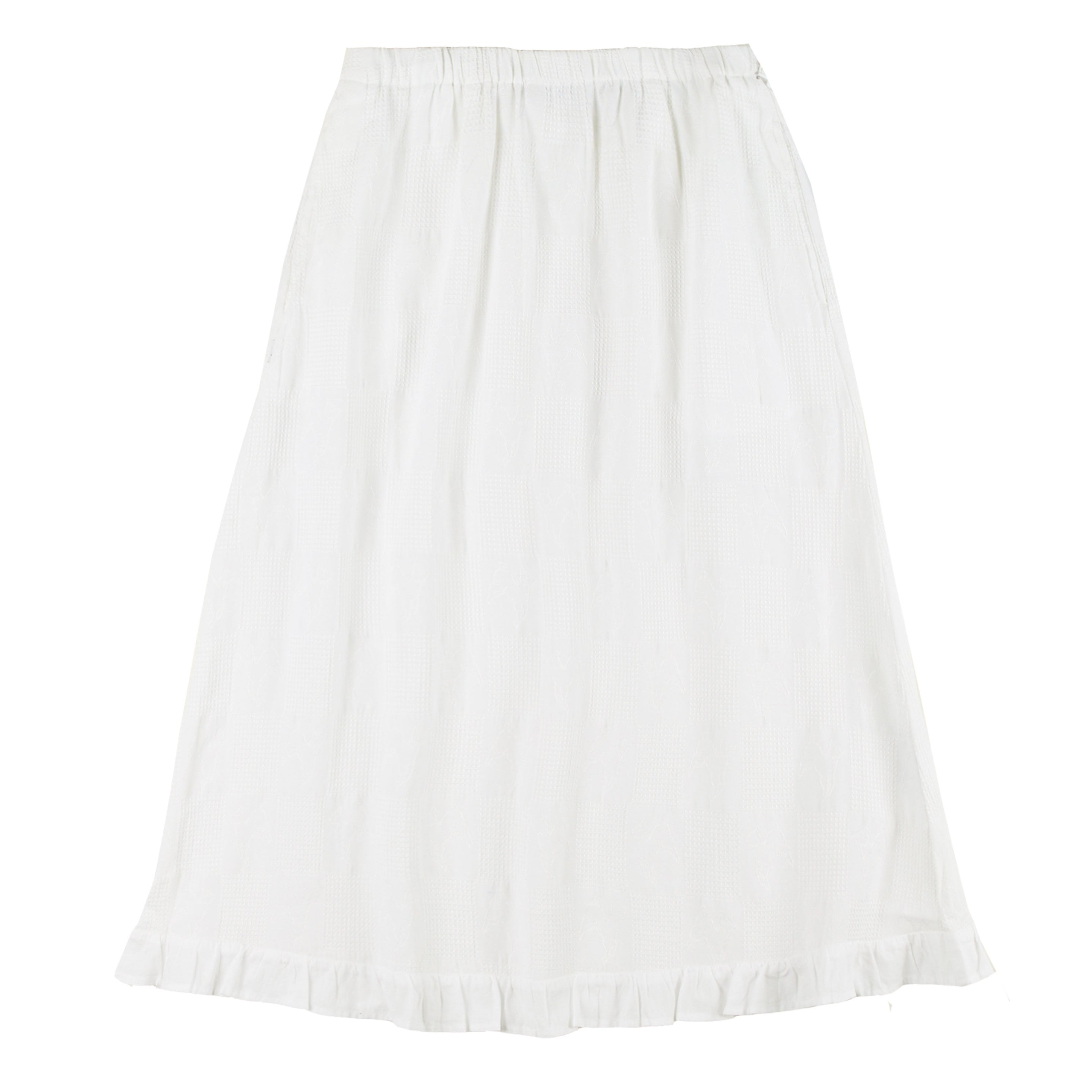 Obey Womens Manor Jacquard Skirt White