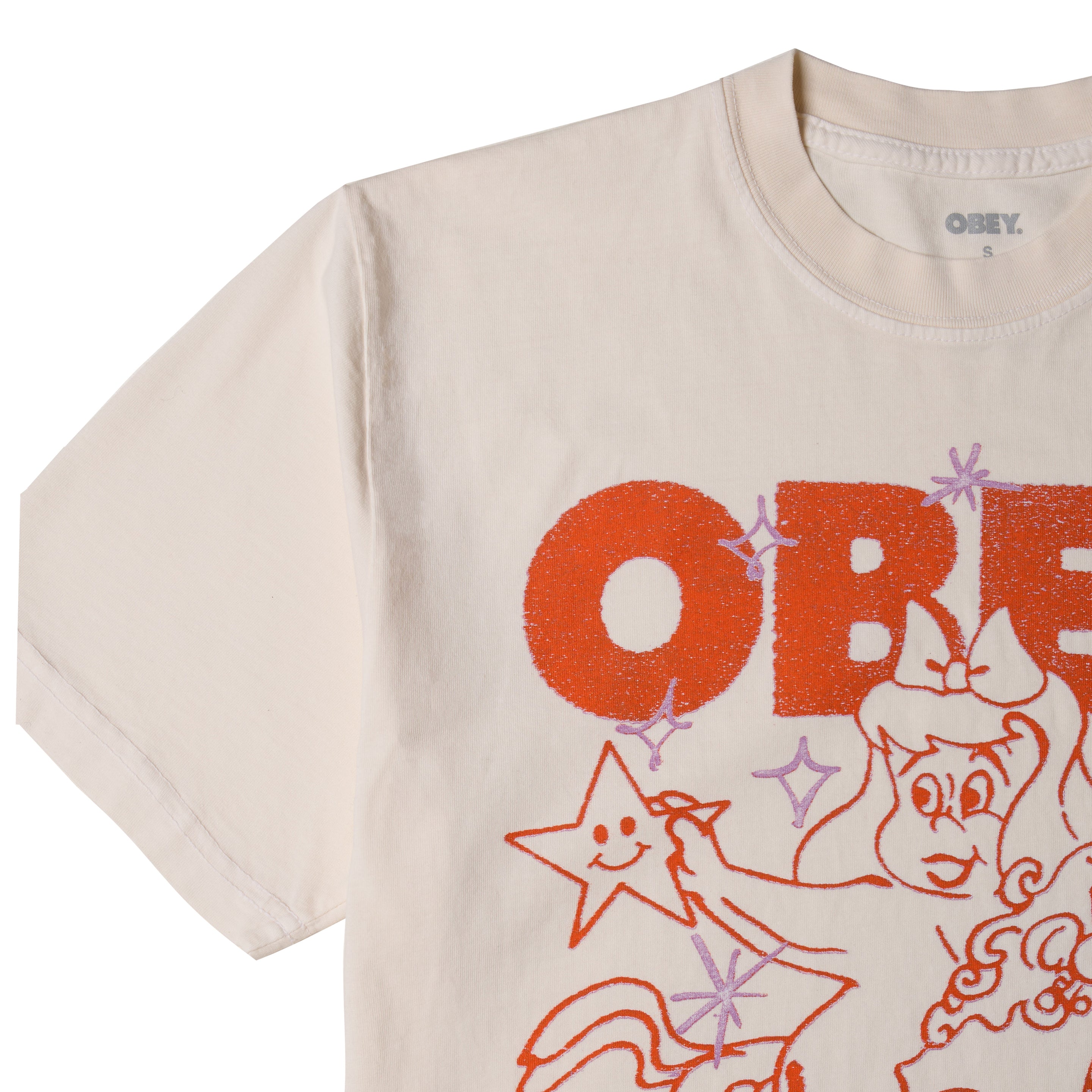 Obey Womens Obey Womens Spirit Guide Pigment Unbleached