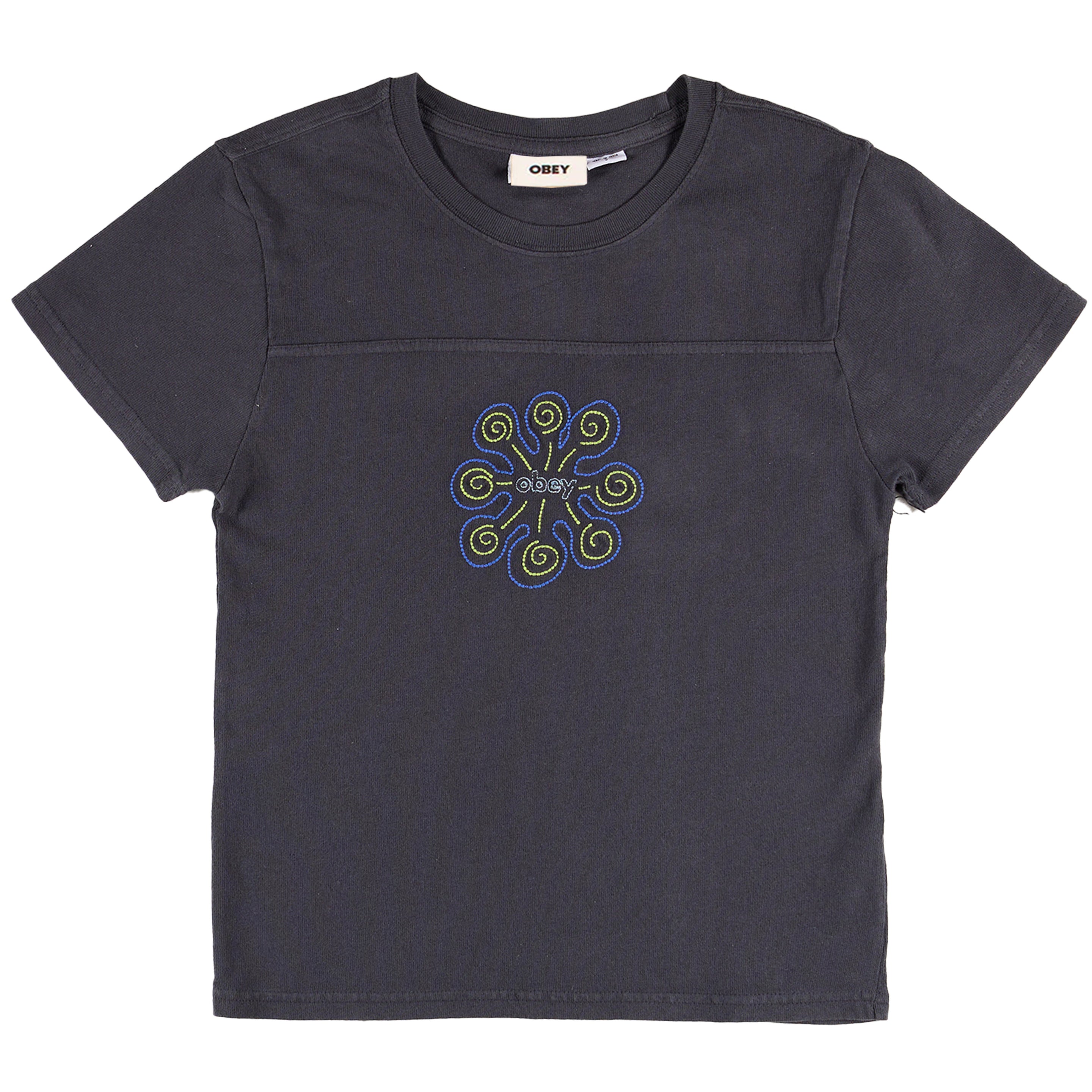 Obey Womens Relax Tee S/S Digital Black