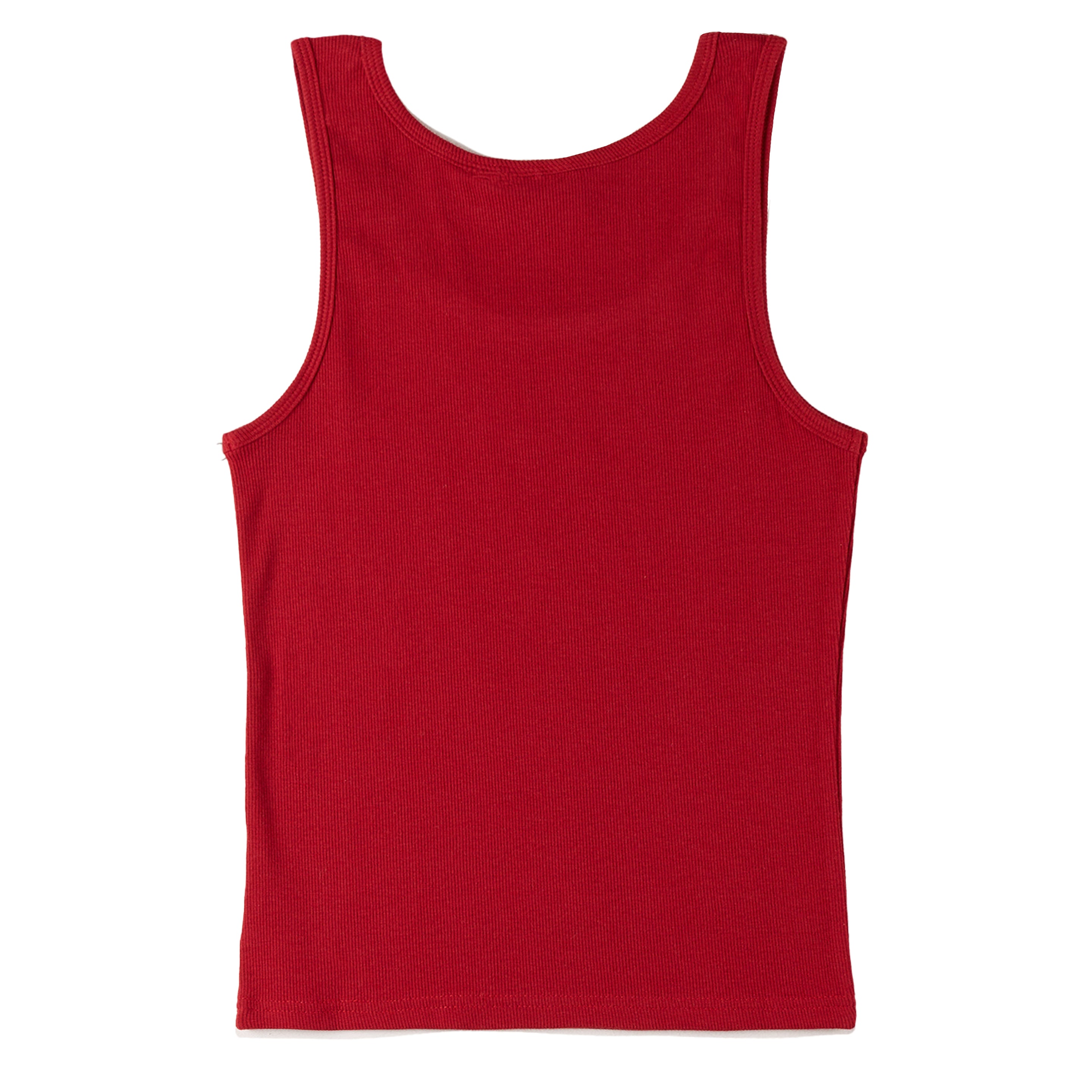 Obey Womens Ribbon Rib Tank Red