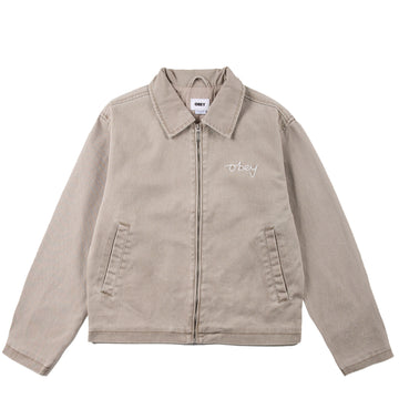 Obey Womens Serene Zip Jacket Fungi - Parasol Store