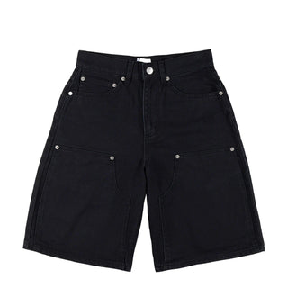 Obey Womens Shift Panel Short Digital Black Faded Wash - Parasol Store