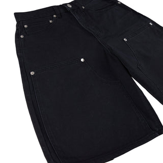 Obey Womens Shift Panel Short Digital Black Faded Wash - Parasol Store