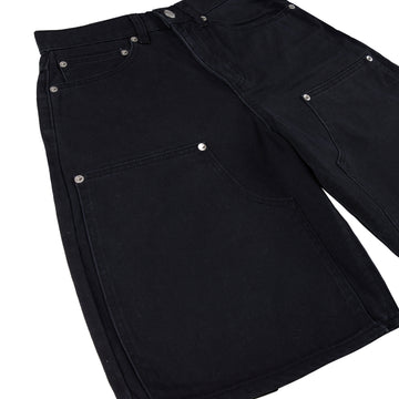 Obey Womens Shift Panel Short Digital Black Faded Wash - Parasol Store