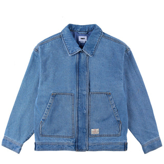 Obey Womens Sybil Jacket Light Indigo - Parasol Store