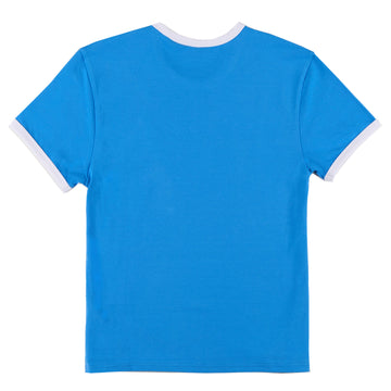 Obey Womens Tyler Ringer S/S Blue - Parasol Store