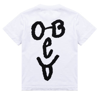 Obey Womens Type Face White - Parasol Store
