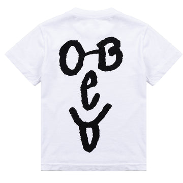 Obey Womens Type Face White - Parasol Store