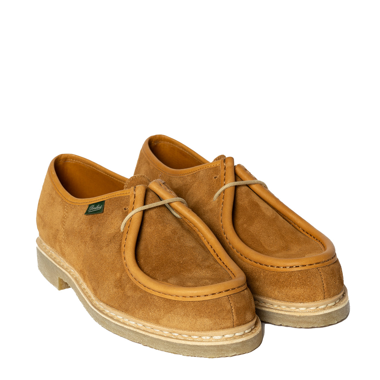 Paraboot Micka Shoe Suede Ario Honey / Vel Whisky - Parasol Store