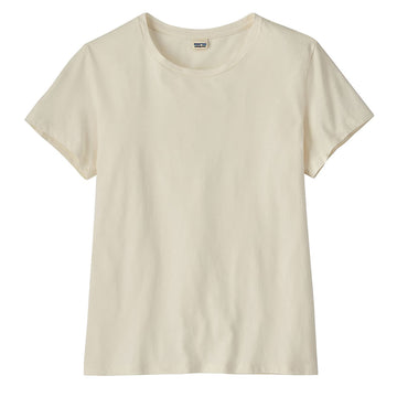 Patagonia Womens Regenerative Organic Certified Cotton Tee Undyed Natural - Parasol Store