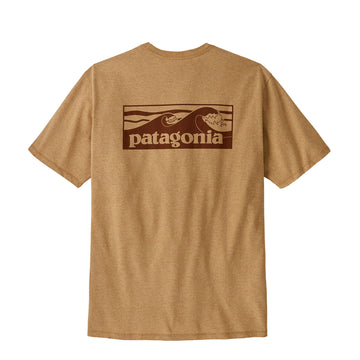 Patagonia Boardshort Logo Pocket Responsibili-Tee Talon Gold - Parasol Store