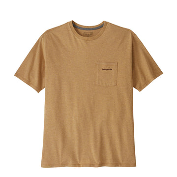 Patagonia Boardshort Logo Pocket Responsibili-Tee Talon Gold - Parasol Store