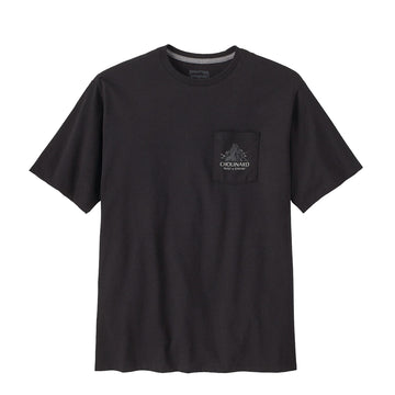Patagonia Chouinard Crest Pocket Responsibili Tee Ink Black - Parasol Store