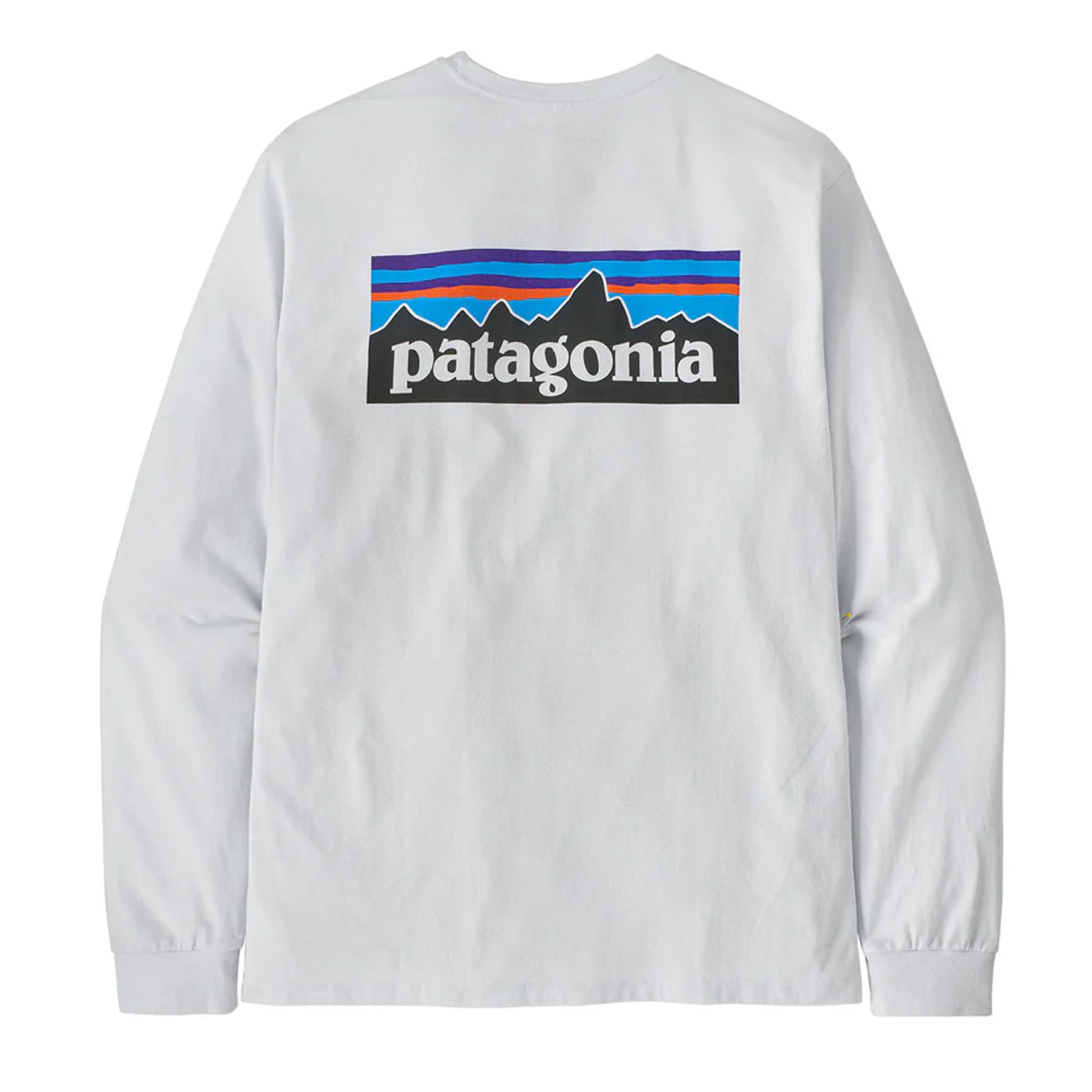 Patagonia L/S P-6 Logo Responsibili-Tee White - Parasol Store
