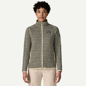 Patagonia Womens Better Sweater Fleece Jacket Scales Natural - Parasol Store