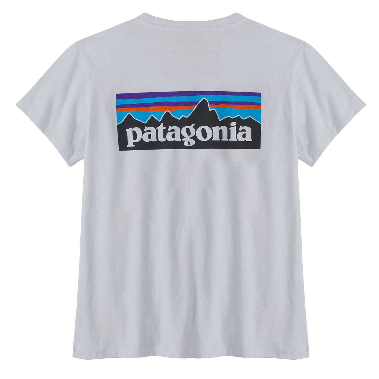 Patagonia Womens P-6 Logo Responsibili Tee White - Parasol Store