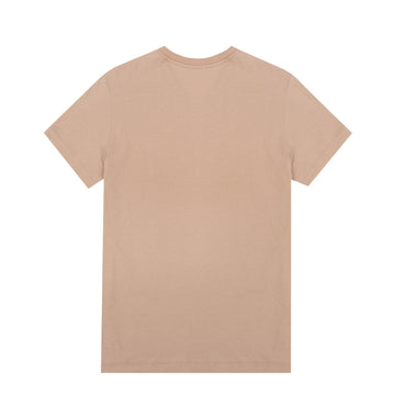 Patagonia Womens Pastel P-6 Logo Organic Crew T-Shirt Pamp Tan - Parasol Store