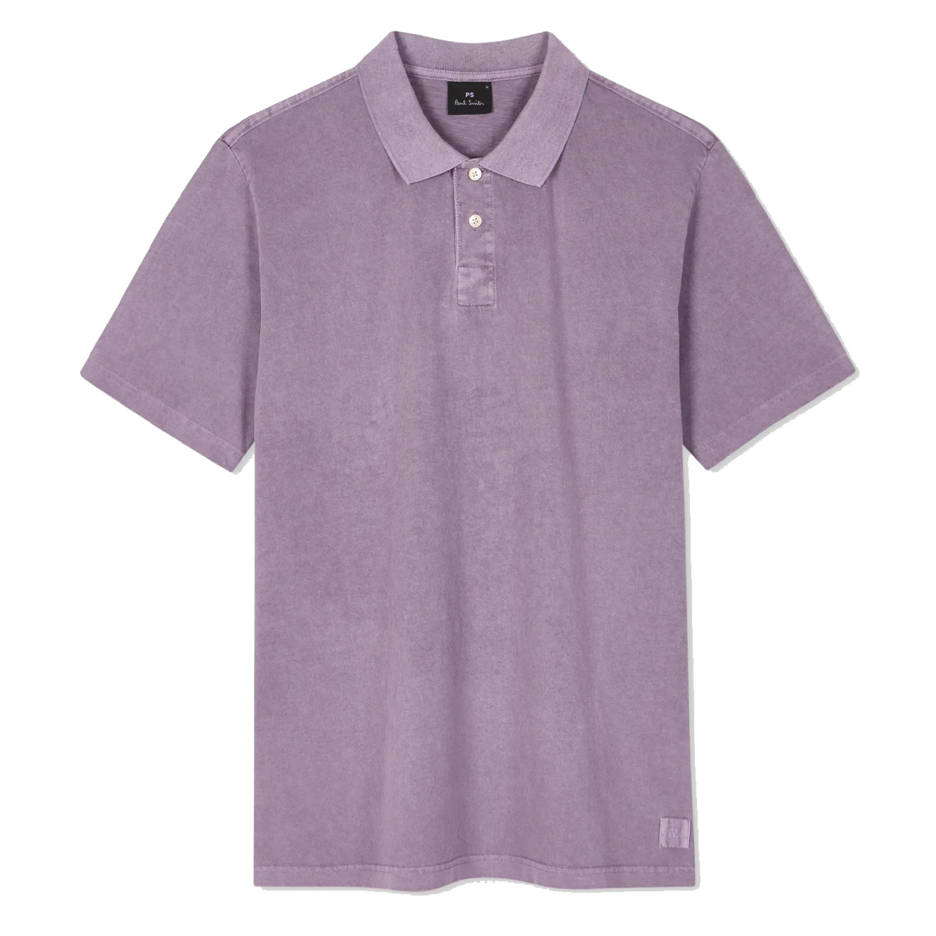 Paul Smith Acid Wash Cotton Polo Shirt Purple - Parasol Store