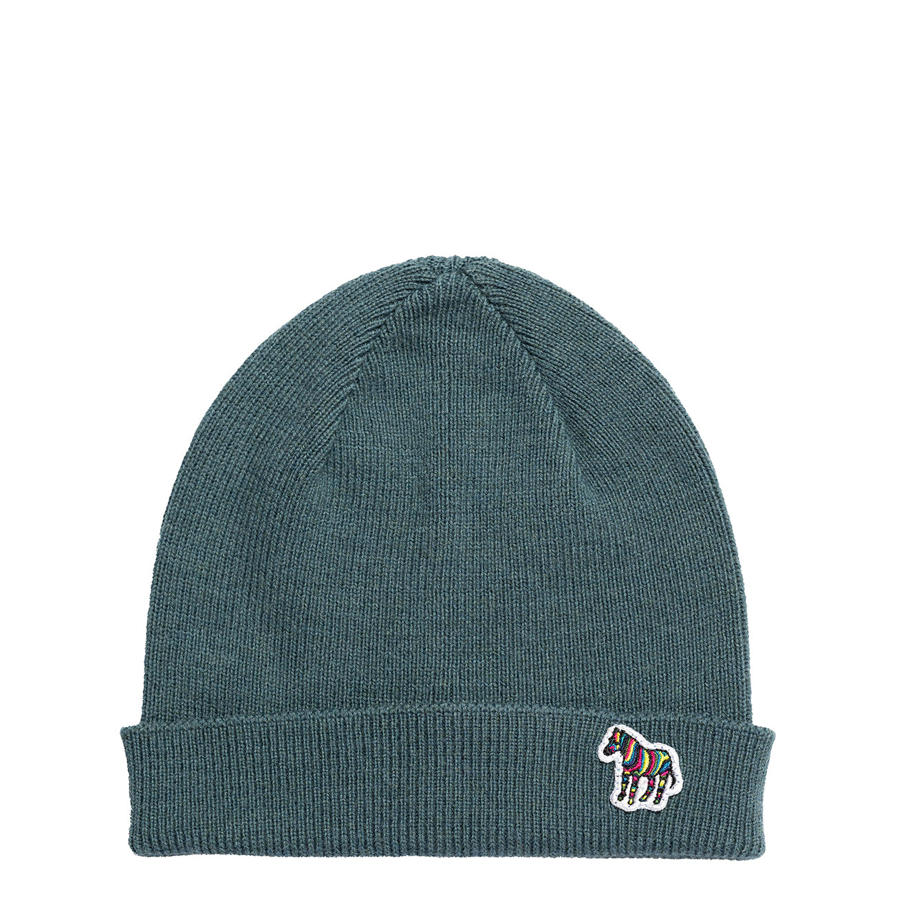 Paul Smith Beanie Zebra Petrol Green - Parasol Store