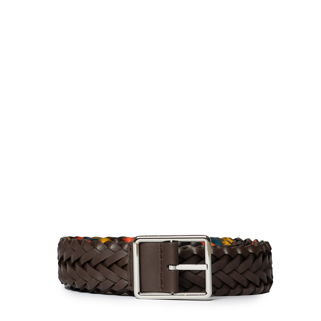 Paul Smith Belt Plait Chocolate - Parasol Store