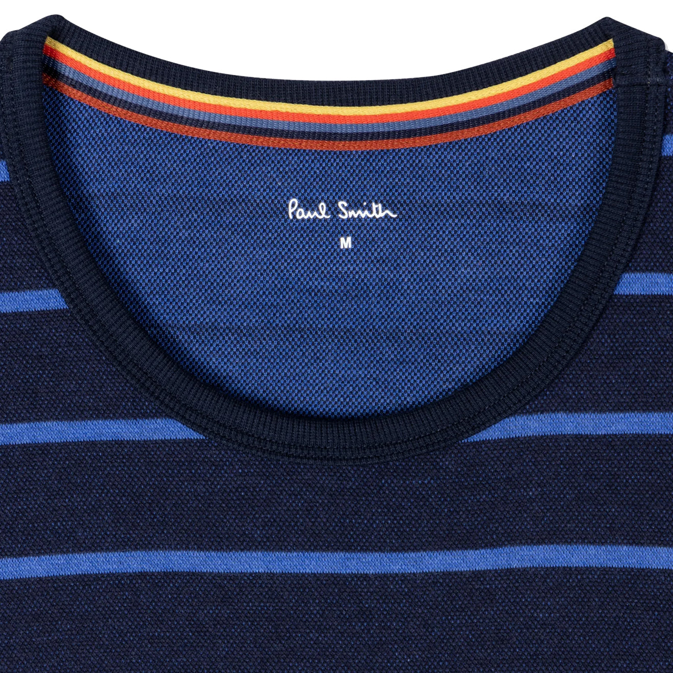 Paul Smith Cotton-Modal Stripe Lounge T-Shirt Navy - Parasol Store
