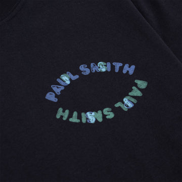 Paul Smith Cotton Happy Oval Print T-Shirt Black - Parasol Store