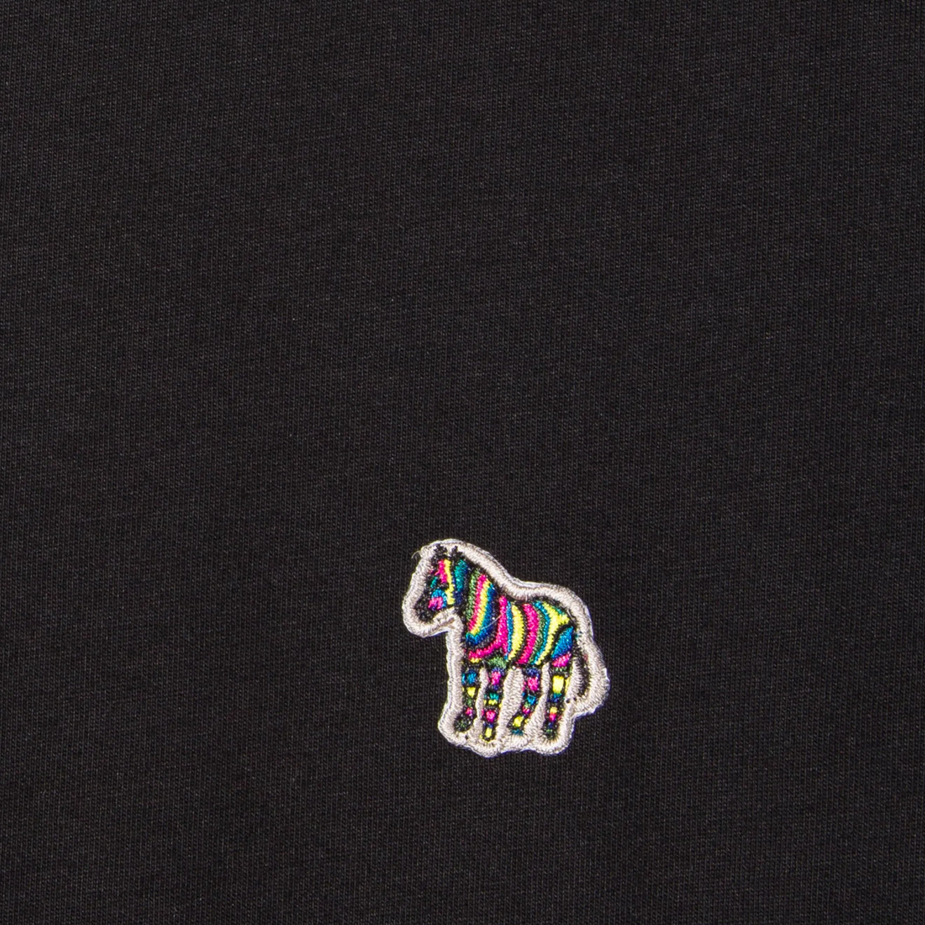 Paul Smith Cotton Zebra Logo T-Shirt Black - Parasol Store