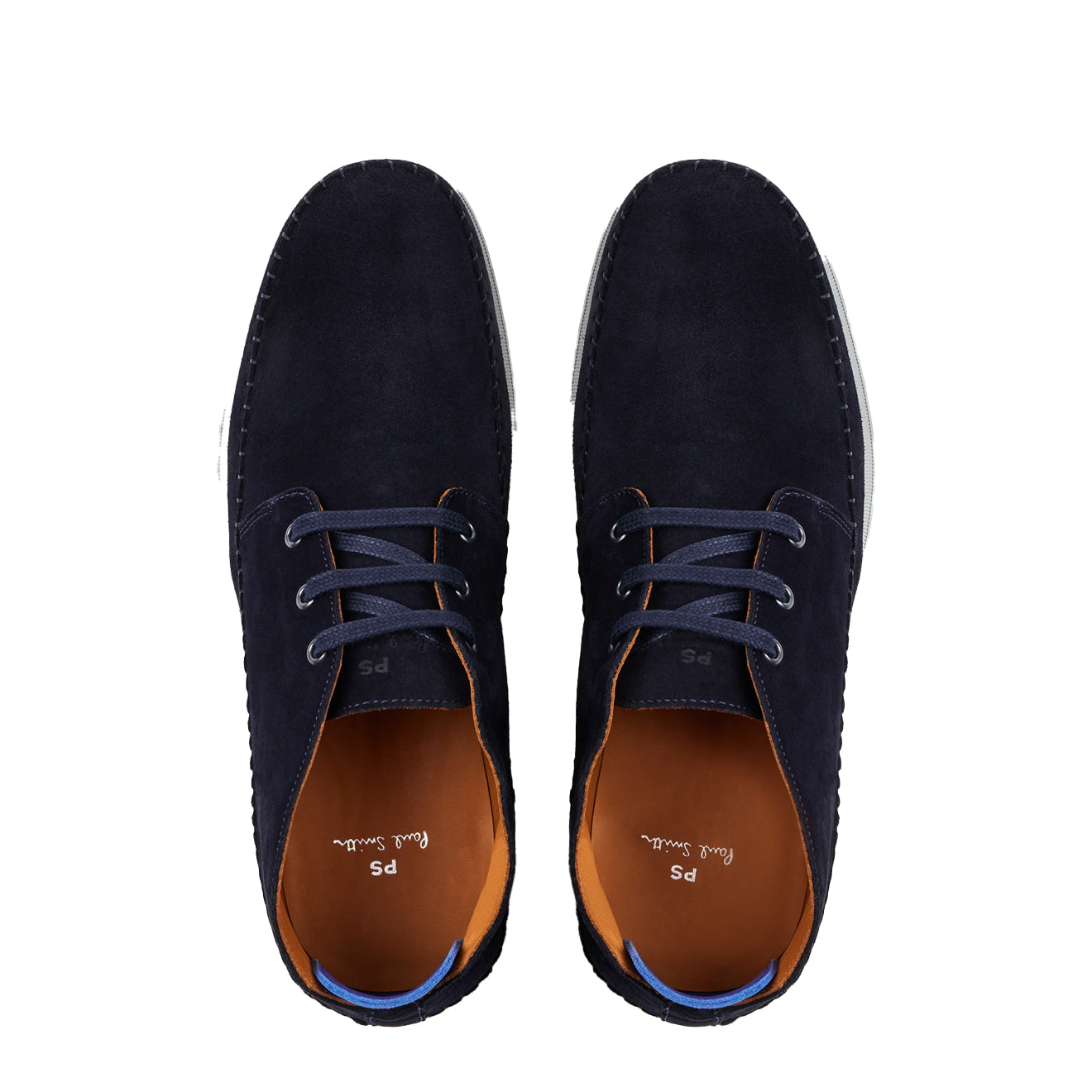 Paul Smith Crane Suede Shoe Navy - Parasol Store