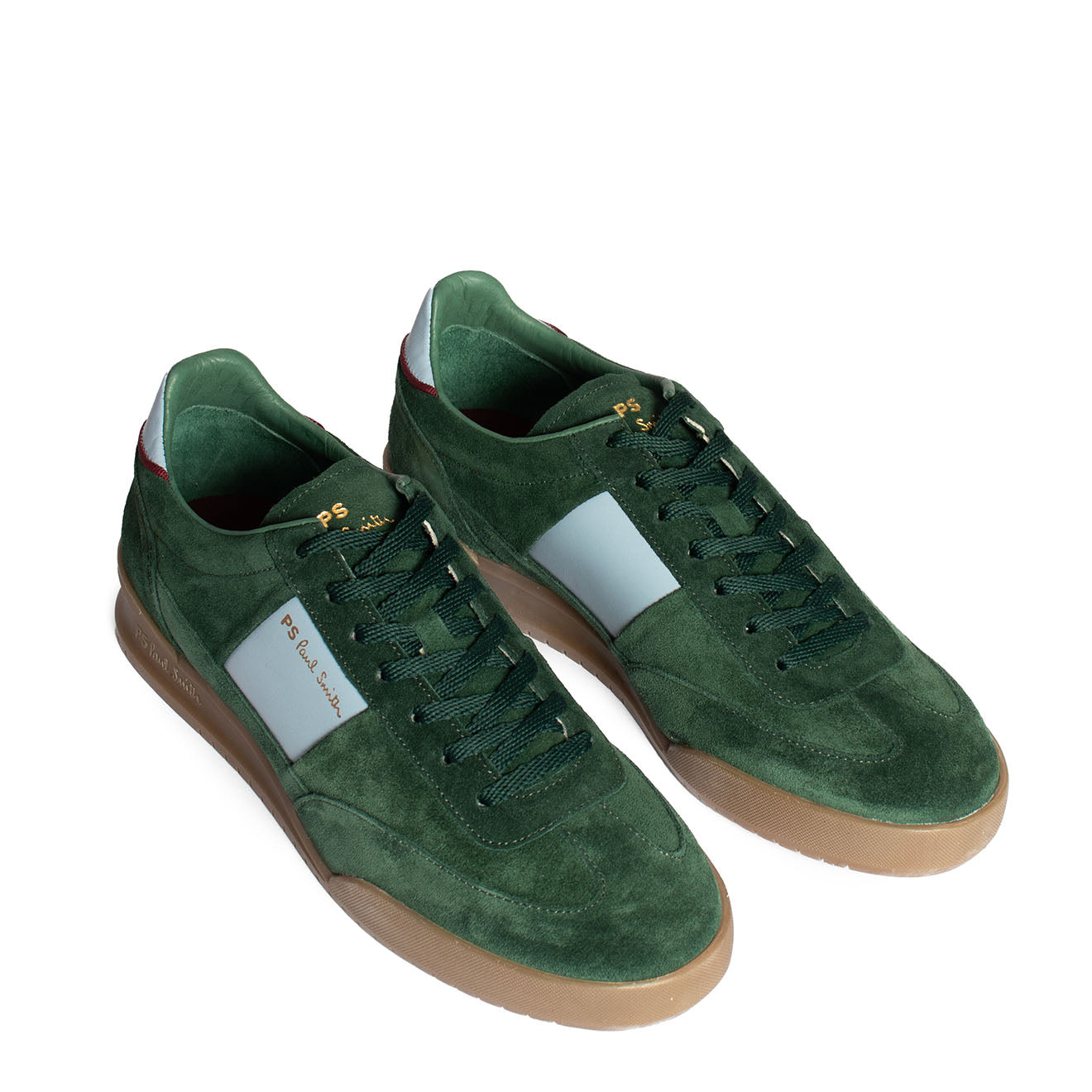 Paul Smith Dover Trainer Light Blue Emerald Green - Parasol Store