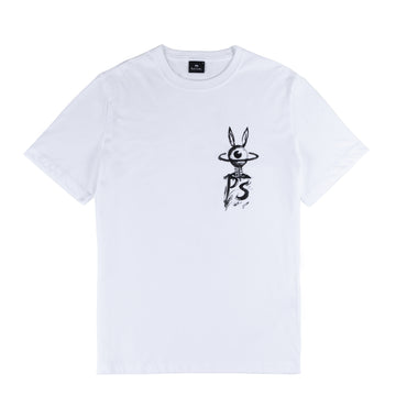 Paul Smith Eye Back Graphic T-Shirt White - Parasol Store