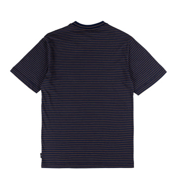 Paul Smith Fine Stripe Casual Fit T Shirt Blue / Tan - Parasol Store