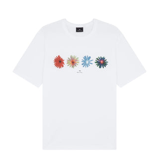 Paul Smith Flowers T-Shirt White - Parasol Store