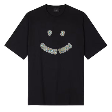 Paul Smith Happy Graphic T-Shirt Black - Parasol Store