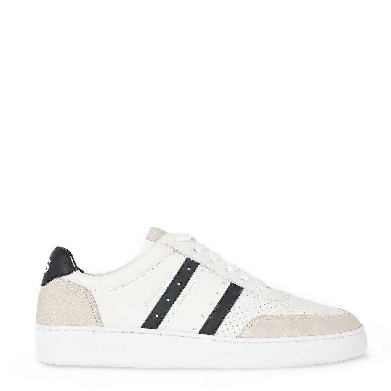 Paul Smith Leather Birch Trainers White - Parasol Store