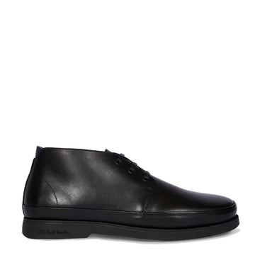 Paul Smith Leather Crane Chukka Boots Black - Parasol Store