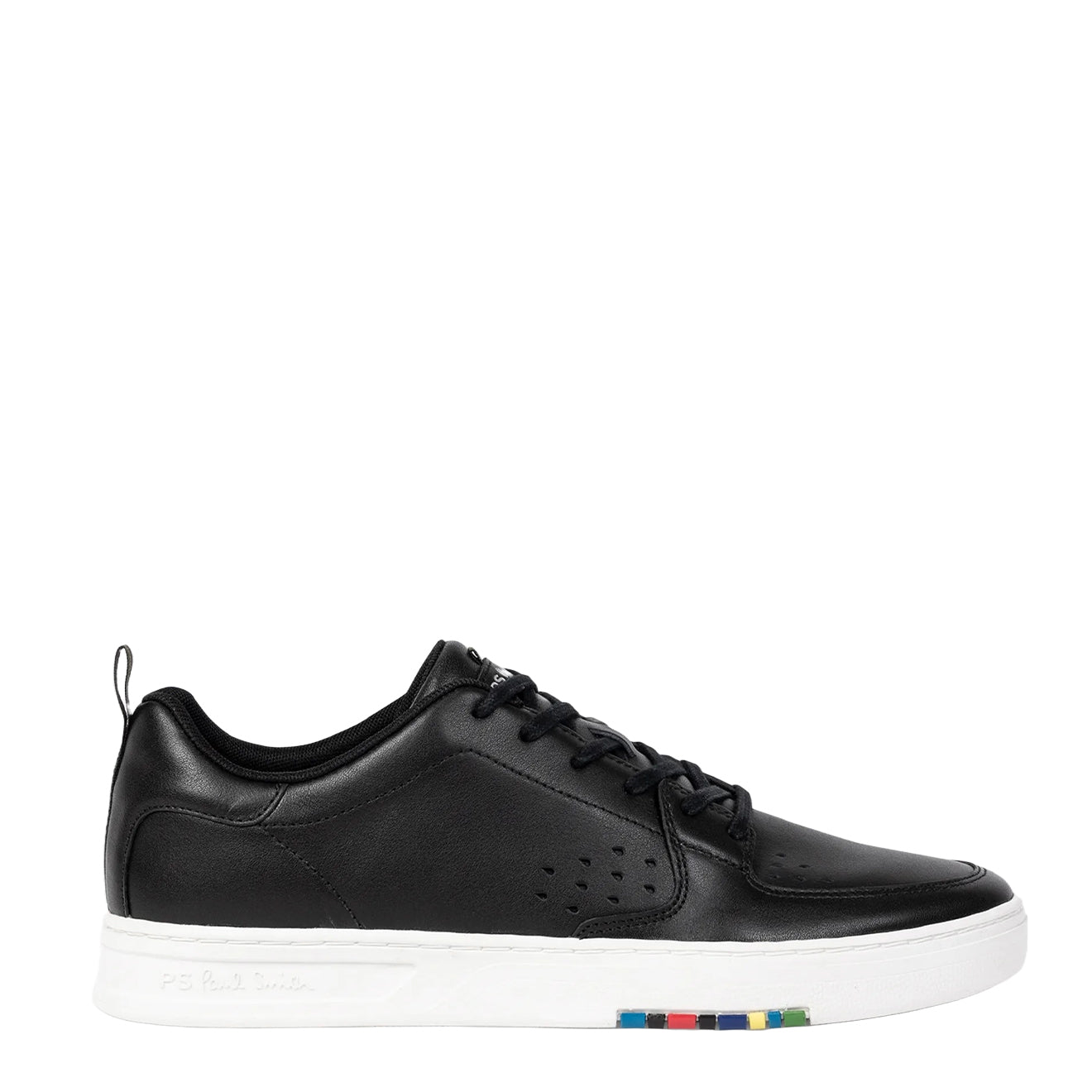 Paul Smith Leather 'Cosmo' Trainers Black - Parasol Store