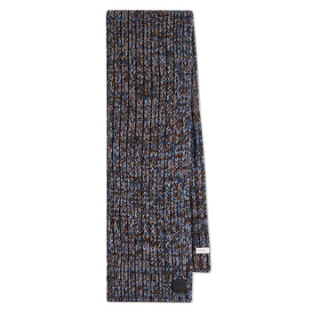 Paul Smith Men Chunky Knitted Twist Scarf Grey - Parasol Store