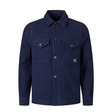 Paul Smith Military Overshirt Navy Blue - Parasol Store