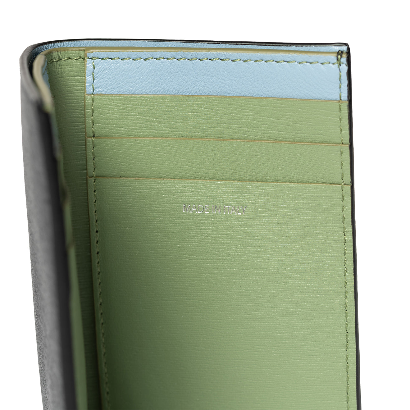 Paul Smith Mini Stripe Leather Billfold Wallet Black - Parasol Store