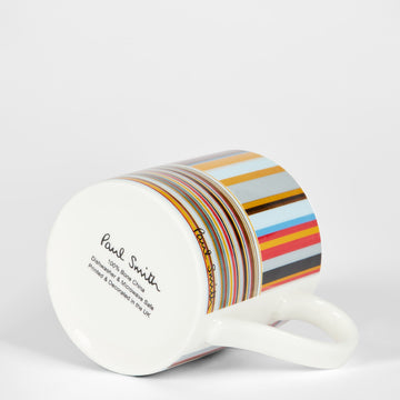 Paul Smith Mixed Signature Stripe Bone China Mug Multicolour - Parasol Store